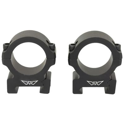 Vapor Horizontal 30mm, Medium Matte Black, Scope Optic Rings