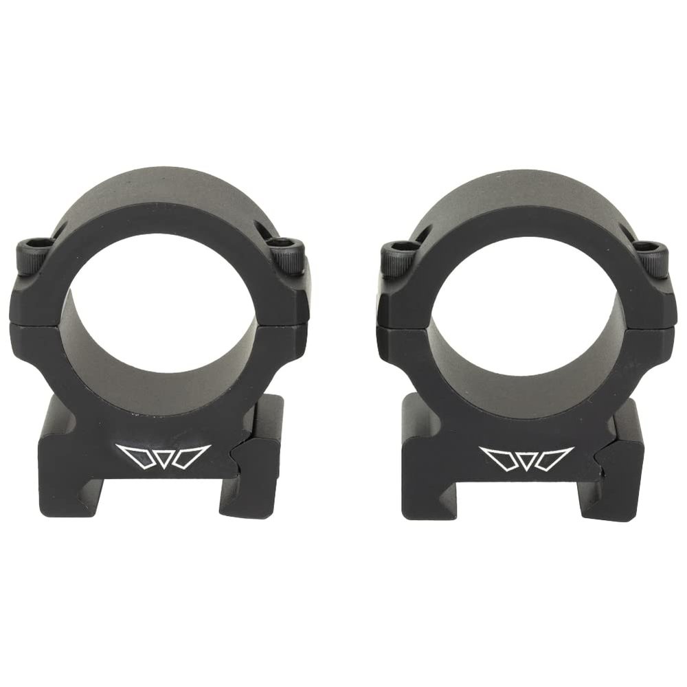 Vapor Horizontal 30mm, Medium Matte Black, Scope Optic Rings