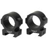 Vapor Horizontal 30mm, Medium Matte Black, Scope Optic Rings view 3