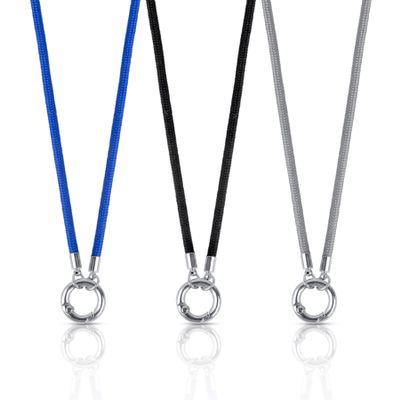 Framendino, 3 Pack Eyeglass Holder Necklace Ring Glasses Strap Chain Stainless Steel Loop Sunglasses for Women Men