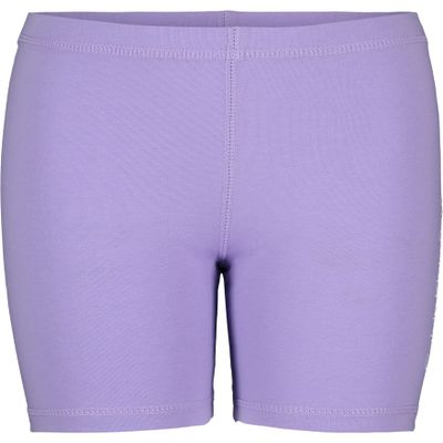 Calvin Klein Girls' Performance Bike Shorts, Soft & Stretchy with Flat Waistband & Snug Fit, Violet Linear, 16