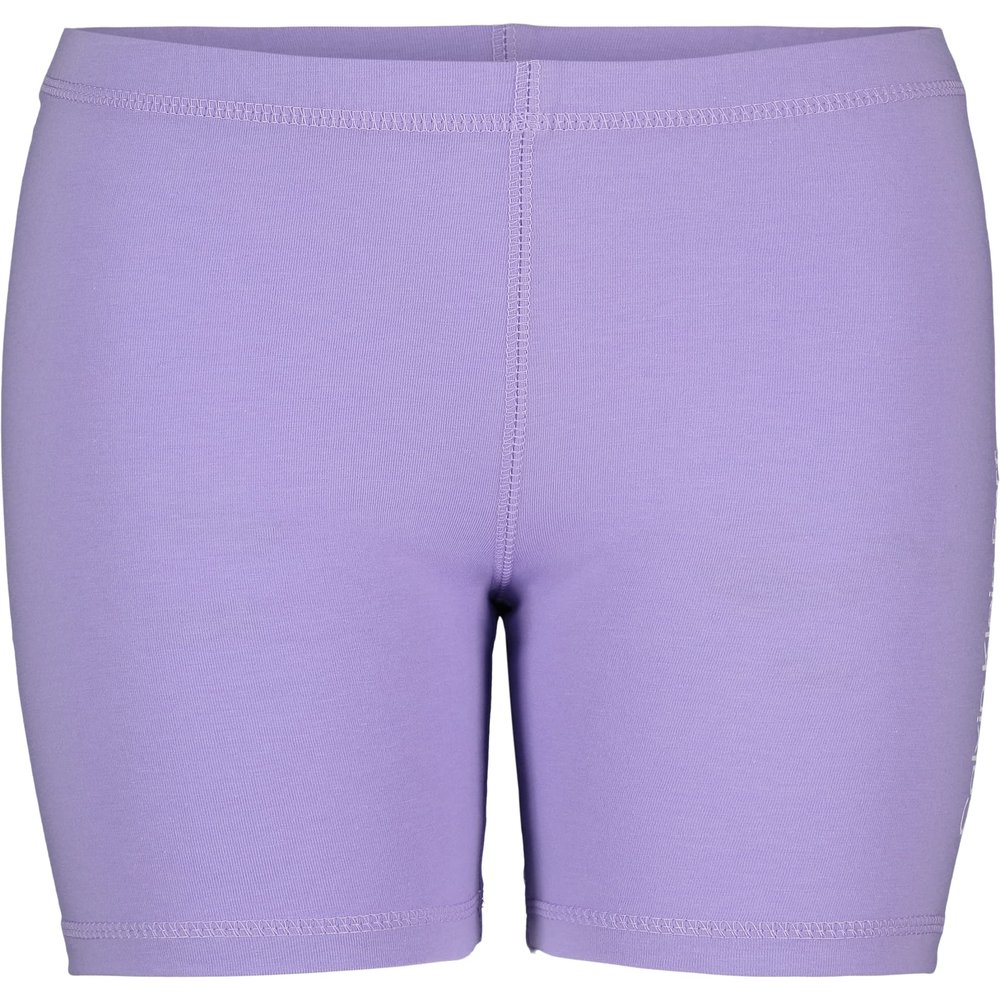 Calvin Klein Girls' Performance Bike Shorts, Soft & Stretchy with Flat Waistband & Snug Fit, Violet Linear, 16