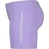 Calvin Klein Girls' Performance Bike Shorts, Soft & Stretchy with Flat Waistband & Snug Fit, Violet Linear, 16 view 2