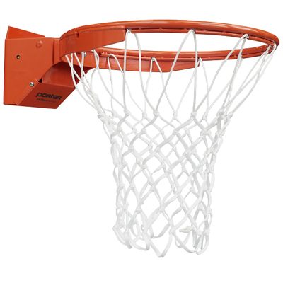 Porter Athletic Indoor/Outdoor Basketball Hoop Wall Mount Basketball Goal with Breakaway Rim, Mounting Hardware & Net