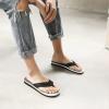 Fashion Spring and Summer Men Flip Flops Flat Bottom Lightweight Non Slip Gradient Color Comfortable Indoor and Outdoor Beach Style Toddler Boy Slide Sandals (Black, 10) view 4