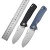 Petrified fish PF868 Bunta,3.35" D2 Satin Blade,146g G10 Handle Flipper Folding knife (Green G10) view 4