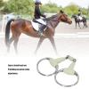 Buachois Horse Snaffle Bit Stainless Steel Roller Ring Snaffle Bit Mouth Bit Equestrian Tack for for 125mm Horse Mouth view 4