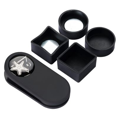 CRICAL Pool Cue Chalk Holder Magnetic Pool Chalk Holder Portable Billiard Chalk Holder Round and Square Billiard Accessories