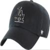 '47 New York Yankees Adjustable Cap Clean Up MLB, Los Angeles Dodgers Black White, One Size view 1