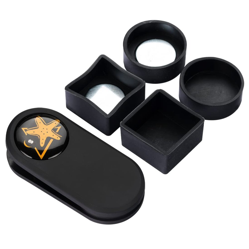 CRICAL Pool Cue Chalk Holder Magnetic Pool Chalk Holder Portable Billiard Chalk Holder Round and Square Billiard Accessories