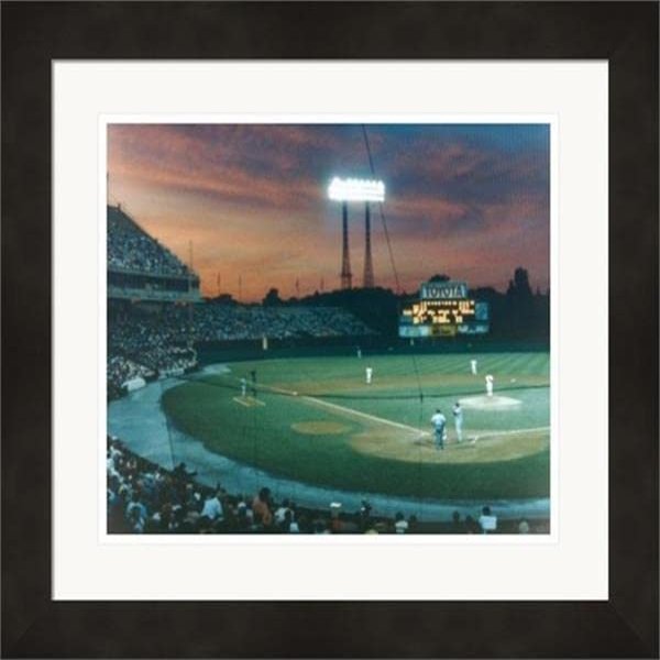 Autograph Warehouse 675496 Memorial Stadium Baltimore Orioles Art Print 8 x 10 in. Promotional Matted Framed 11 x 14 in. with The Framing Sunset Photo