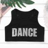 Jizyo Kids Girls Sleeveless Crop Tank Top with Jogger Cargo Pants Teens Hip Hop Jazz Dance Outfit Dancewear Streetwear White 6 Years view 3