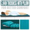 AKSOUL Camping Sleeping Pad with Pillow: Extra Thick 3.9 inch Ultralight Self Inflating Air Mat, Compact Lightweight Insulated Inflatable Sleep Mattress for Backpacking, Camp, Hiking, Tent view 2