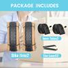 2-Pack Cruiser Bike Tires Set: Hycline 26x2.125 inch Folding Replacement Puncture-Resistant Bicycle Tires and Pair 26-inch Inner Tubes with Tire Levers for Beach or Urban City Commuter Bike-Brown view 2