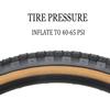 2-Pack Cruiser Bike Tires Set: Hycline 26x2.125 inch Folding Replacement Puncture-Resistant Bicycle Tires and Pair 26-inch Inner Tubes with Tire Levers for Beach or Urban City Commuter Bike-Brown view 4