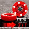 Franklin Sports NHL Pro Commander Roller Hockey Pucks - 6 Pack - Red view 2