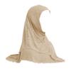 AIBEARTY Women Glitter Sequin Hijab Muslim Head Wrap Scarf Long Turban Headband Hair Cap Shawl view 1