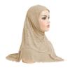 AIBEARTY Women Glitter Sequin Hijab Muslim Head Wrap Scarf Long Turban Headband Hair Cap Shawl view 2