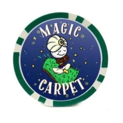 Vegas Golf Game Magic Carpet Chip