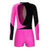 Freebily Kids Girls Shiny Rhinestone Long Sleeve Gymnastic Leotard with Sports Shorts Ballet Dance Outfit Tracksuit Dancewear Rose 6 Years view 4