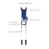 DYPASA Vertical Fishing Rod Holder Rod Holders for Fishing Fish Pole Holder Ground Fish Turret Support Rod Supplies Fishing Rod Folding Bracket for Beach Wall Mounted Fishing Rod Rack view 3