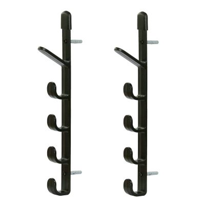 DYPASA Vertical Fishing Rod Holder Fishing Rods Storage Wall Bracket Practical Tool Fishing Pole Rack for 5 Rods Hard Plastic Holder 1 Pair Wall Mounted Fishing Rod Rack