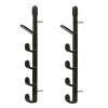DYPASA Vertical Fishing Rod Holder Fishing Rods Storage Wall Bracket Practical Tool Fishing Pole Rack for 5 Rods Hard Plastic Holder 1 Pair Wall Mounted Fishing Rod Rack view 1