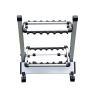 Vertical Fishing Rod Holder Fishing Rod Rack Holder Aluminum Alloy Fishing Rod Pole Bracket Display Stand Tackle for Fishing Rods Set Capacity Tool 12 Slots Wall Mounted Fishing Rod Rack ( Color : Sil view 1
