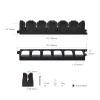 Vertical Fishing Rod Holder Fishing Pole Holder Wall Mount Garage Fishing Rod Holder Vertical Fishing Pole Rack Fishing Rod Rack Holds Up to 6 Rods 13.6in Wall Mounted Fishing Rod Rack ( Color : WV2 6 view 2