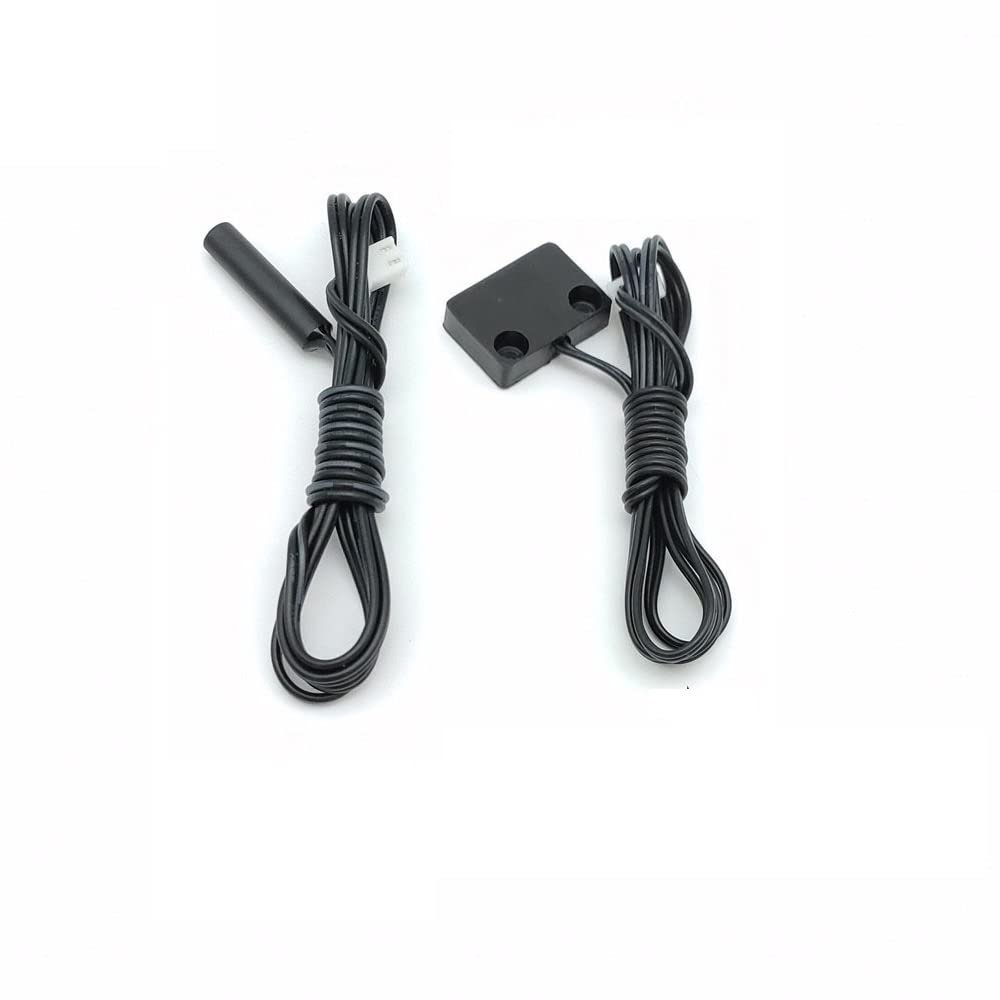2pcs 2 Pin Treadmill Speed Sensor Magnetic Sensor Pedometer Running Machine Sensor Replacement Repair Universal (Color : 1pc Square and 1pc Cylinder)