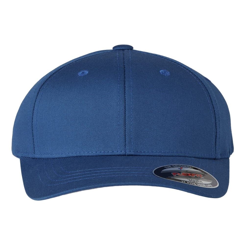 Flexfit Premium Original Wooly Combed Twill Youth Cap 6277Y (Royal)