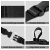 HAHASOLE Boat Cover Straps, 6 Pack-96''Lx1''W Heavy Duty Polyester Adjustable Straps with Quick Release Buckle for Securing Trailers view 3