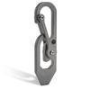 KeyUnity Titanium Carabiner Keychain Tool, 3 Functions in 1 Multitool for Everyday Carry (KU04) view 1