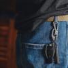 KeyUnity Titanium Carabiner Keychain Tool, 3 Functions in 1 Multitool for Everyday Carry (KU04) view 2