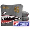 ACA Synergy Pro Professional Cornhole Bags - Pro Style Regulation Dual Sided 6x6 - Set of 4 Patriotic Bomber view 1