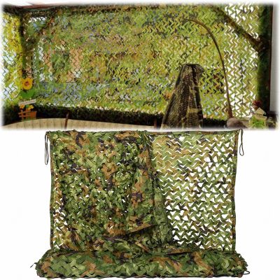 Jolan Camouflage Shade Net,Military Reinforced Camouflage Netting 23m 33m 34m 35m 36m 45m 48m 55m,Camping,Hunting,Army,Decorative,Car Cover,Sunscreen Camo Netting,Jungle-1.5x4m(4.9x13.1ft)