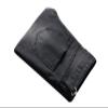 Men's Stretch Straight Leg Jeans Mid Waist Slim Fit Washed Denim Pants Vintage Distressed Skinny Jean Trousers (Black,34) view 3