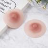 Alvivi 1Pair Realistic No Adhesive Nipples Cover Silicone Nipple Pasties Reusable Sticky Breast Petals Nude D One Size view 3