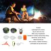 Camping Pots and Pans Set, Camping Cookware Cooking Food Grade Camping Dish Set for Outdoor Picnic view 2