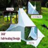No-See-Ums Camping Mosquito Net Bed Compact and Ultra-Light for TravelFinest Holes Mesh 2000 Noseeum Netting for Camping and Hiking, Without Sleeping Mat (Single Light Grey ColorL) view 4