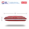 ACA Synergy Pro Professional Cornhole Bags Dual Sided Regulation 6x6 Set of 4 Besty Ross Stripes Red view 2