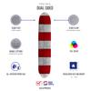 ACA Synergy Pro Professional Cornhole Bags Dual Sided Regulation 6x6 Set of 4 Besty Ross Stripes Red view 4