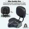 WEEROCK Bike Saddle Bicycle Seats Oversized Comfortable with Backrest Soft Back Rest PU Cushion Replacement Saddles for Bicycle Mountain Bike MTB Tricycle Commuter Bike Exercise Bikes view 2