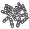 2Pack(20PCS) Black Plastic Cord Tensioners Rope Adjuster with 3 Holes Tent Wind Rope Buckle Fastener for Outdoor Tent Camping Hiking Accessories view 3