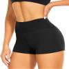 CAMPSNAIL Workout Biker Shorts Women - 3"/5"/8" High Waisted Tummy Control Spandex Booty Volleyball Shorts for Yoga Dance view 1