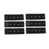 HomeSoGood 6Pcs Unisex Waist Band Pant Extender Belt Tight Trousers Jeans Skirts Maternity Button Hooks Garment Accessories(3.27inch,Black) view 1