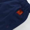 Mens Cotton Linen Wide Leg Capri Yoga Beach Pants Casual Drawstring Shorts Summer Lightweight Elastic Waist Baggy Harem Pants Navy view 2