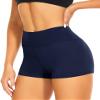 CAMPSNAIL Workout Biker Shorts Women - 3"/5"/8" High Waisted Tummy Control Spandex Booty Volleyball Shorts for Yoga Dance view 1