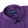 Alimens & Gentle Men's Purple Dress Shirt Slim Fit Long Sleeve Stain Shield Button Down Shirts Prom Party 2XL view 4