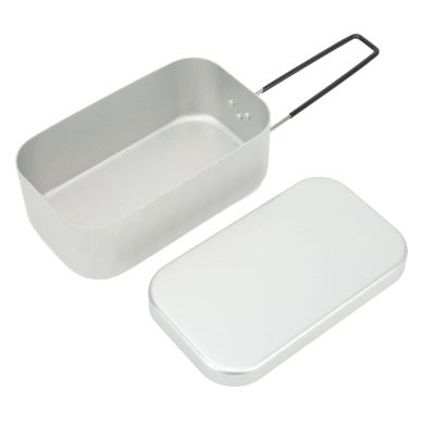 800ML Metal Bento Boxes, Metal Lunch Boxes Container Stainless Steel Bento Box for Outdoor Camping Picnic
